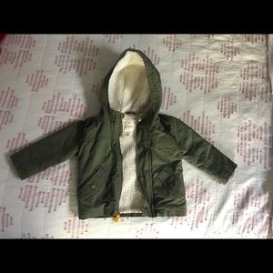 18M Cat & Jack Olive Green Utility Jacket